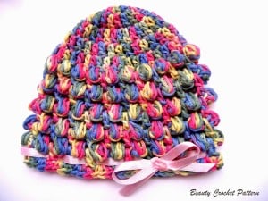 Spring Baby Bobble Crochet Hat by Beauty Crochet Pattern