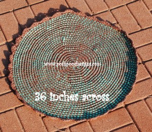 Round Cord Rug by Sara Sach of Posh Pooch Designs