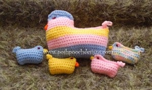 Momma Chick Stuffie ~ Sara Sach - Posh Pooch Designs