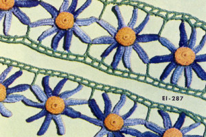 Aster Edging & Insertion ~ Free Vintage Crochet
