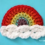 Crochet Rainbow Applique ~ Repeat Crafter Me