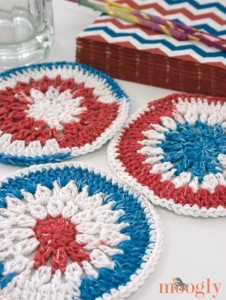 Stars and Stripes and Clusters Mini Mandala by Moogly