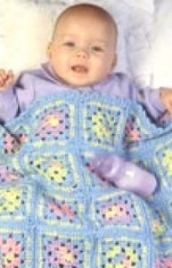 Crib Blanket by Red Heart