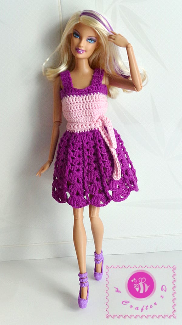 Free easy crochet barbie clothes patterns online