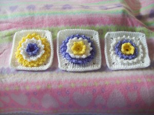 Arise and Shine-Flower Square by Cats-Rockin-Crochet