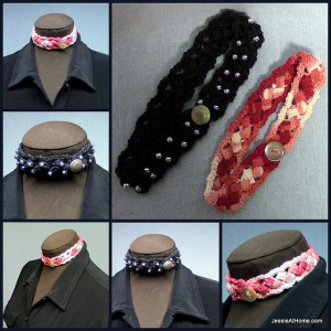 Puff Stitch Choker by Jessie At Home