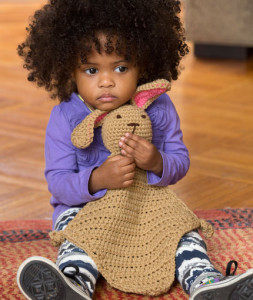 Bunny Comfort Blankie by Salena Baca for Red Heart