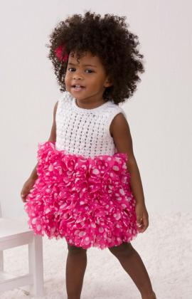 Baby's Best Party Dress by Red Heart/Yarnspirations