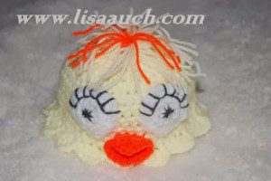 Easy Easter Chick Crochet Hat by Free Crochet Patterns and Designs by Lisa Auch