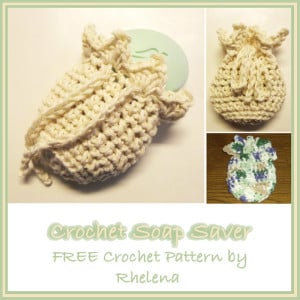 Crochet Soap Saver by CrochetN'Crafts