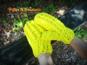 Kids Ridged Mittens by Tera Kulling of Trifles N Treasures