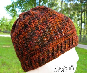 "Pumpkin Spice" Beanie by Kathy Lashley by ELK Studio