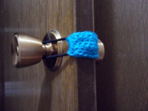10 Minute Door Shusher/Cozy by Manda Proell of MandaLynn's Crochet Treasures