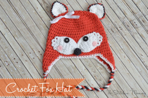 Crochet Fox Hat by The Stitchin' Mommy