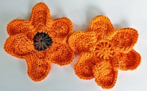 Falling Around a Flower Dishcloth by DragonFlyMomof2 Designs