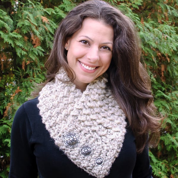 Swirls and Sprinkles: Chunky Hooded Infinity Scarf