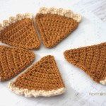 Crochet Pumpkin Pie Bunting ~ Repeat Crafter Me