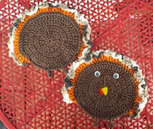 Turkey Gobble Hot Pad ~ DragonFlyMomof2Designs