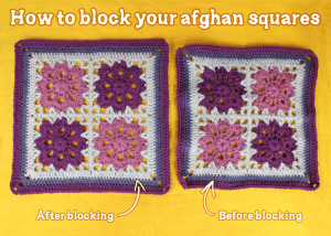 How to Block Your Afghan Squares ~ Gleeful Things