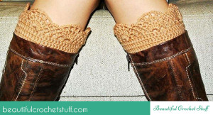 How to Crochet a Boot Cuff ~ Jane Green - Beautiful Crochet Stuff