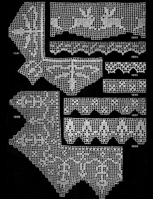 Crochet Pattern Vintage 70s Filet Crochet Blouse and Hat Set