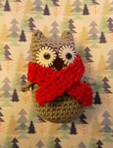 Christmas Owl ~ Amigurumi Barmy