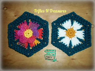 Hexi-Flower Motif ~ Tera Kulling - Trifles N Treasures