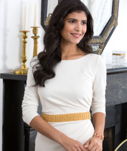 JoJo Dressy Belt ~ Cathy Black - Red Heart Yarns
