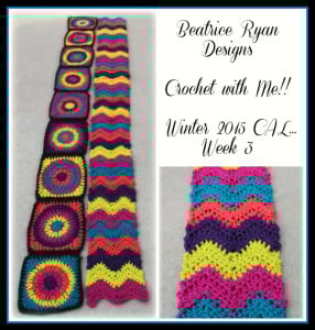 Retro Style Afghan Strip ~ Beatrice Ryan Designs
