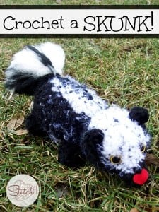 Crochet A Skunk ~ Stitch11