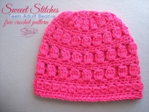 Sweet Stitches - Teen/Adult Beanie ~ Stitch11