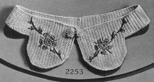Collar Pattern No. 2253 on Free Vintage Crochet