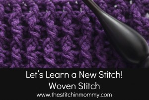 Woven Stitch Afghan Square Tutorial