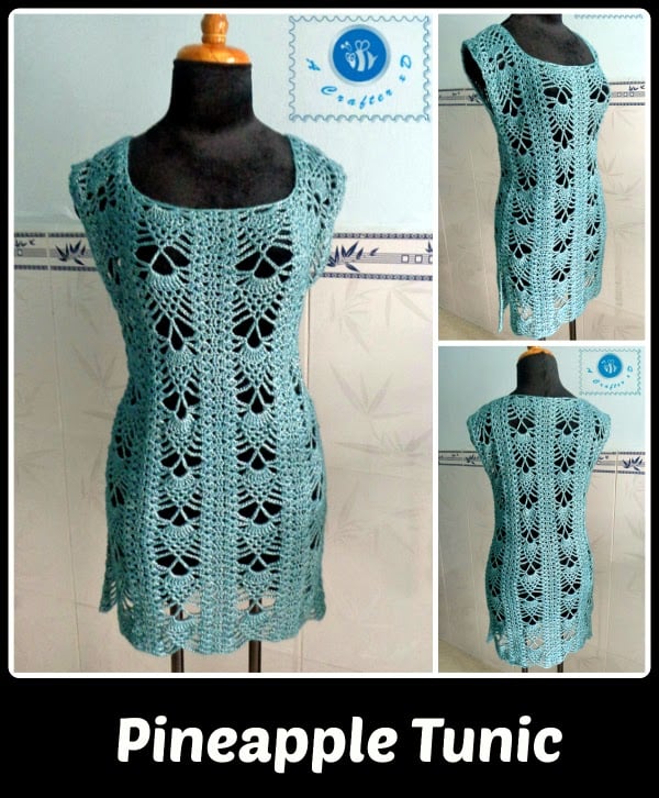 Pineapple Tunic ~ FREE Crochet Pattern