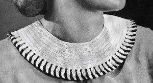 Collar Pattern No. 2260 by Free Vintage Crochet