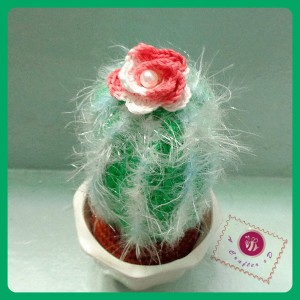 Icy Cactus Amigurumi ~ Maz Kwok's Designs