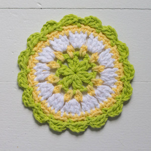 Abstract Flower Motif No. 3 ~ Signed With an Owl