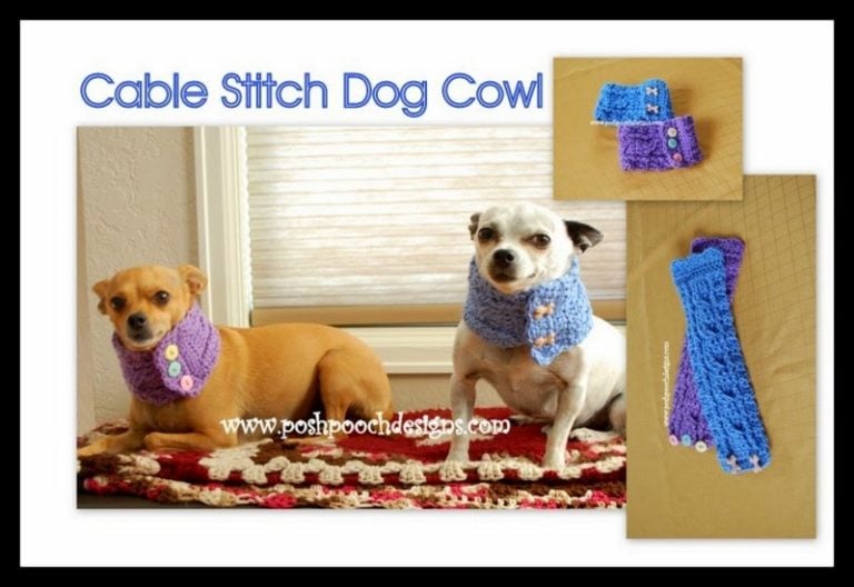 Leg Warmers for Dogs ~ FREE Crochet Pattern