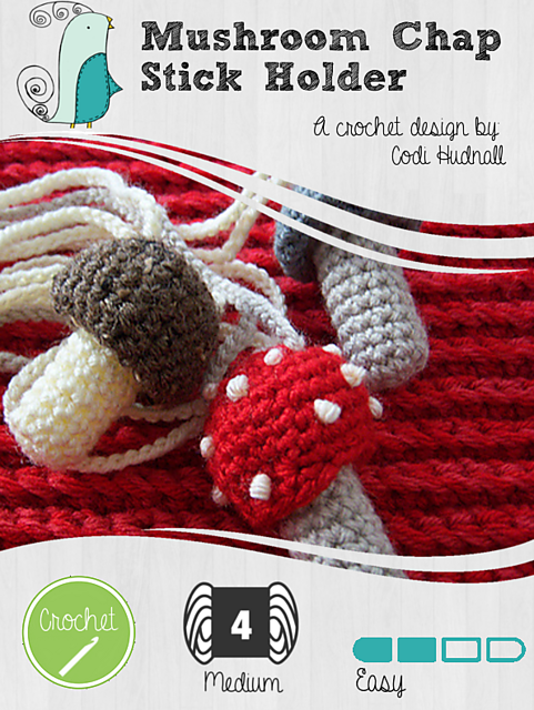 Mushroom Chapstick Holder ~ FREE Crochet Pattern