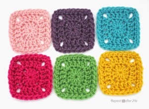 Pixel Crochet Square by Repeat Crafter Me