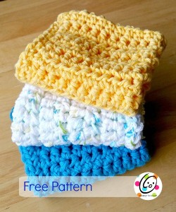 Pretty N Easy Dish Cloth ~ Snappy Tots