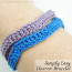 Simply Easy Chevron Bracelet ~ FREE Crochet Pattern