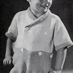 Double Breasted Suit and Cap ~ Free Vintage Crochet
