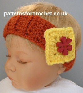 Newborn Headband ~ Patterns For Crochet