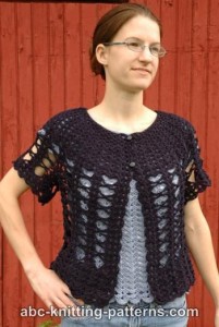 Midsummer Night Lace Cardigan ~ ABC Knitting Patterns
