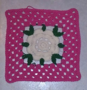 American Beauty Afghan Square ~ Ambassador Crochet