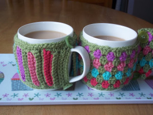Crochet Mug Cosies ~ Lucy 'In the Sky'
