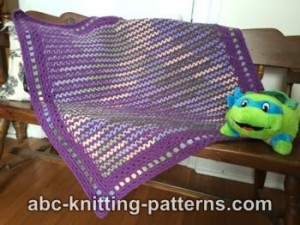 Forest Meadows Baby Blanket ~ ABC Knitting Patterns