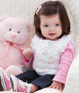 Easy Tunisian Baby Vest ~ Darla J. Fanton - Red Heart
