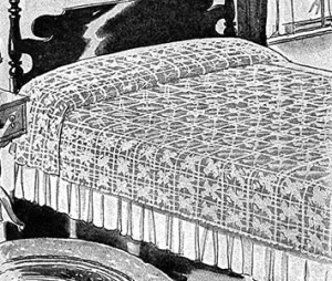 Windmill Bedspread ~ Free Vintage Crochet